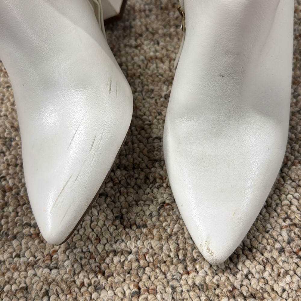 Madden Girl White Booties - Picture 3 of 9